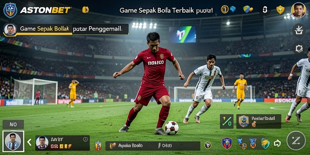 Gameplay seru ASTONBET dengan aksi sepak bola yang mendebarkan.