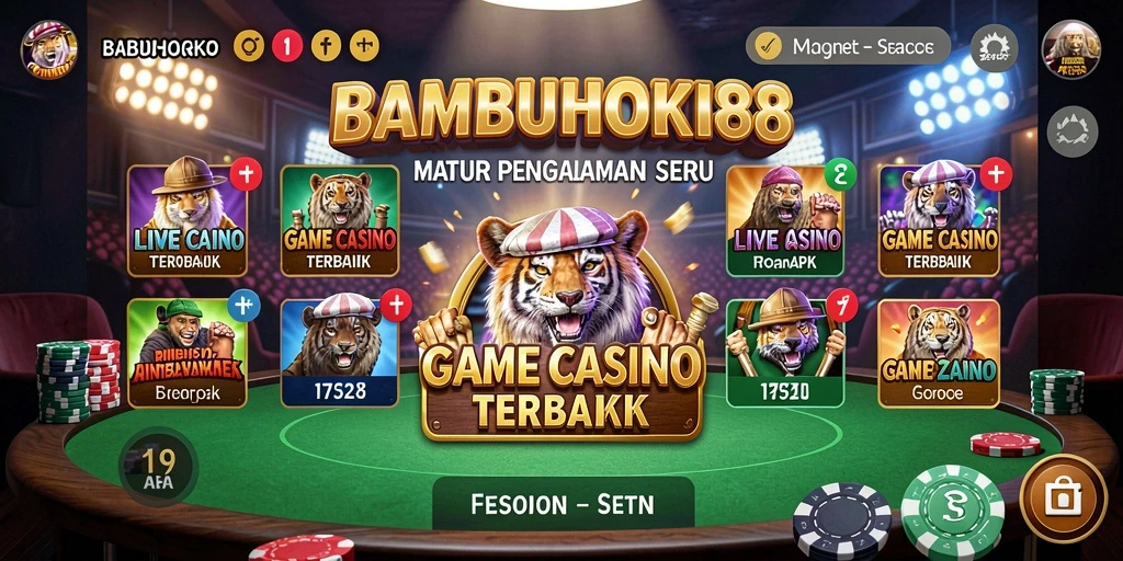 Tampilan gameplay seru dan interaktif di BAMBUHOKI88.