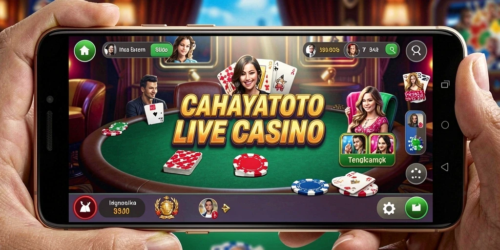 Tampilan gameplay menarik dari CAHAYATOTO dengan dealer langsung.
