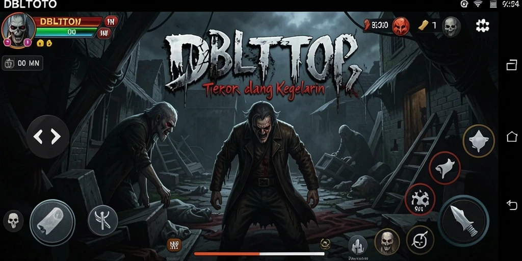 Tangkapan layar DBLTOTO yang menampilkan suasana horor yang menggembirakan.