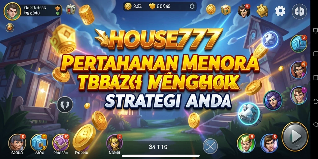 Tampilan gameplay menara pertahanan yang epik dan menegangkan.
