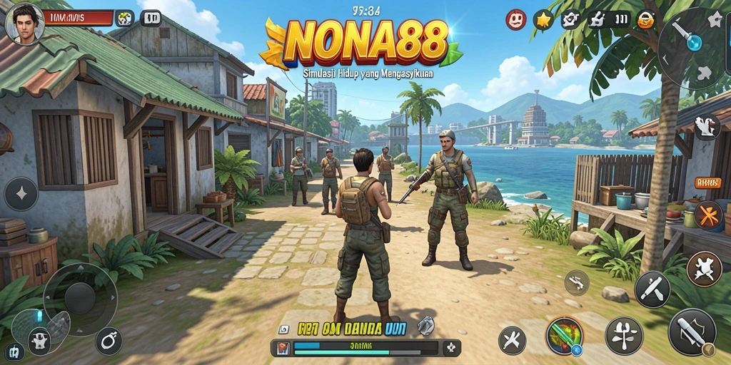 Tampilan screenshot utama NONA88 yang menunjukkan momen-momen seru dalam gameplay.
