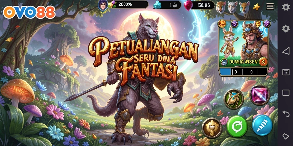 Gameplay OVO88 yang seru dan menantang di dunia fantasi.