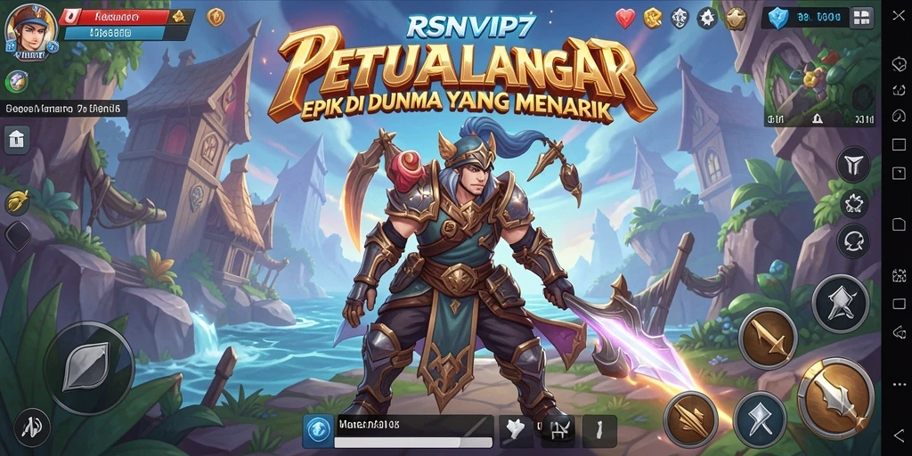 Gameplay RSNVIP7 yang menarik dalam dunia petualangan.